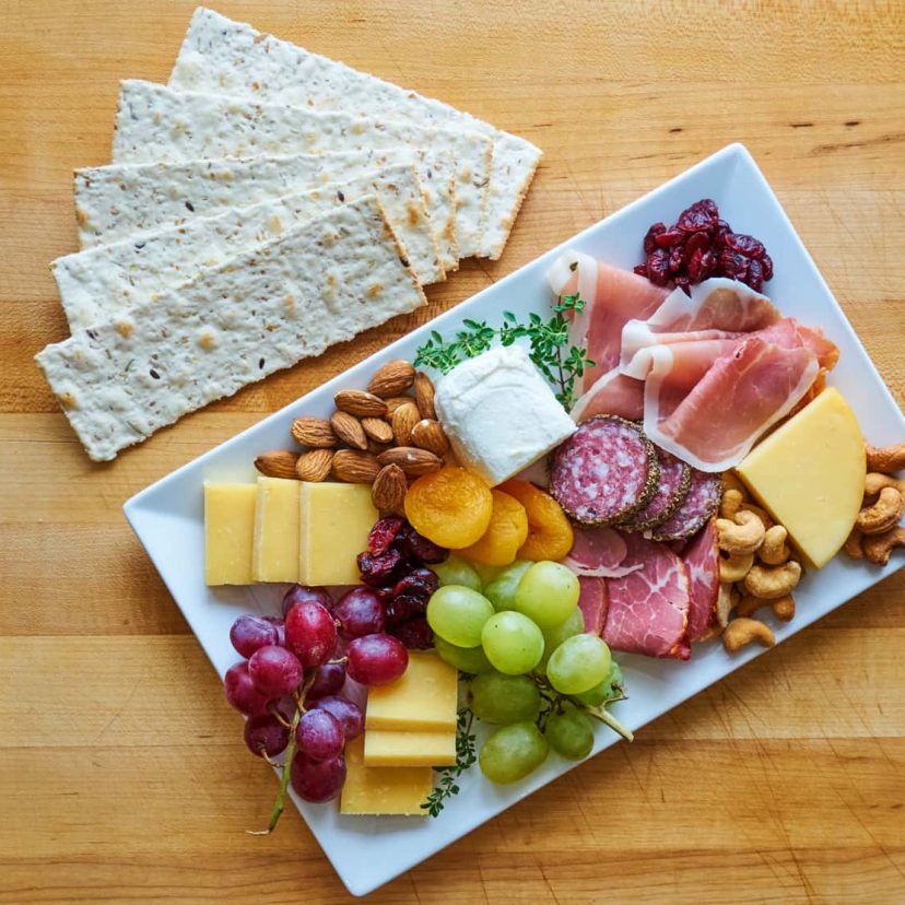 Charcuterie and cheese plates